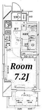 西横浜駅 徒歩4分 3階の物件間取画像